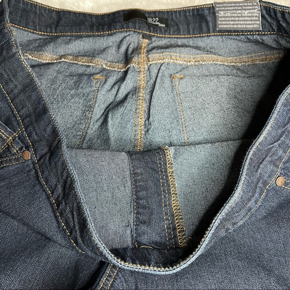 NEW 1822 Denim Plus Size Cropped Denim Capris Plus Size 20W - Picture 5 of 13